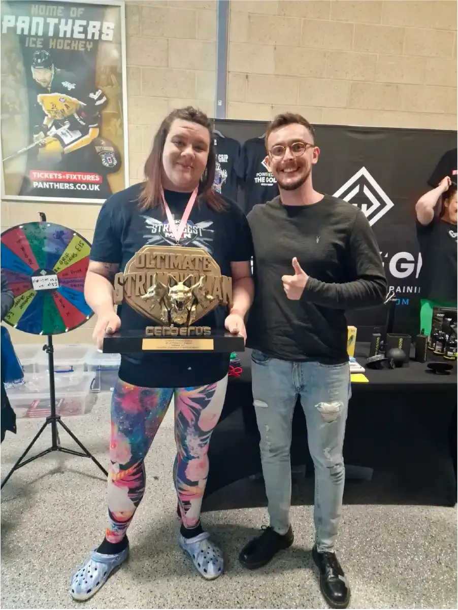 Connor Flynn providing treatment to professional athlete